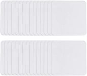 sourcing map 30pcs Sublimation Coasters Blanks 4 Inch Square Shape Car Coasters Sublimation Blanks Heat Transfer Painting Cup Mat Pad for DIY Crafts Cup Coasters