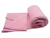 VARDHMAN Super Soft Velvet Finish Polar Fleece Felt Fabric, Size 39 x 32 inch Used in Home Decor, Cushions & DIY Soft Toys Making, Dresses, Art & Craft, Jackets,etc Color Pink