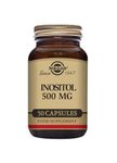 Solgar Inositol 500 mg Vegetable Capsules - Vitamin B8 - Vegan, Vegetarian, Kosher, 50 Count (Pack of 1)