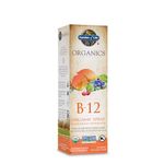 Garden of Life Organics Vitamin B-12 Spray, Raspberry Flavour | Supports The Immune System, Energy, Metabolism, and Healthy Blood Cells | Whole Food Ingredients, Non-GMO, Gluten-Free, Vegan, Kosher