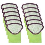 12 Pack 107314 Micro Filter Bags Replacement for ProTeam 6 Quart Backpack Vacuum: Super Coach Pro 6, ProVac FS 6, GoFit 6, GoFit 6 PLUS and GoFree Flex Pro II