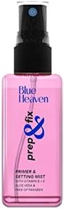 Blue Heaven Prep & Fix, Makeup Setting Mist, 60ml, With Alovera & Vitamin B+E, All Skin Type, Pre & Post Makeup Usage