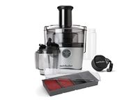 nutribullet 1000W Juicer Pro - Large 2L Pulp Basin & 800ml Juice Pitcher - Three Precision Speeds, Wide 3" Chute & Dishwasher Safe - Includes Glass To-Go Bottle 340ml & Freezer Tray