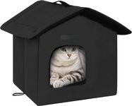 CARESFUL Luxurious Soft & Light Weight Designer Luxurious Foldable Pet Tent/Kennel/House/Hut for Cats/Kitten/Puppies & Dogs (S) 17 * 16 * 16 inch