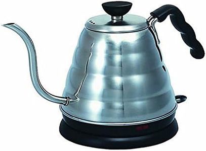 HARIO CD - Buono Kettle V60 Electric EVKB-80HSV-15 Teapot, Glass, Silver