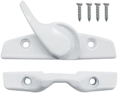 Zinc Sash Lock and Keeper fit for Andersen Sash Lock & Keeper 1968 to Present (White)