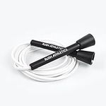 RUSH ATHLETICS SPEED ROPE Black/White - Best for Boxing MMA Cardio Fitness Training - Speed - Adjustable 10ft JUMP ROPE Sold