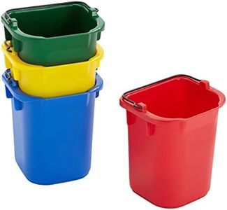 Rubbermaid Commercial Products - Cubos de desinfección (4,73 L), color rojo, amarillo, azul y verde