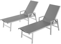 Patio Chaise Lounge Chair Outdoor w