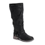 MUK LUKS Lukees Women's Bianca Briana Boots Fashion, Black, 7.5 UK