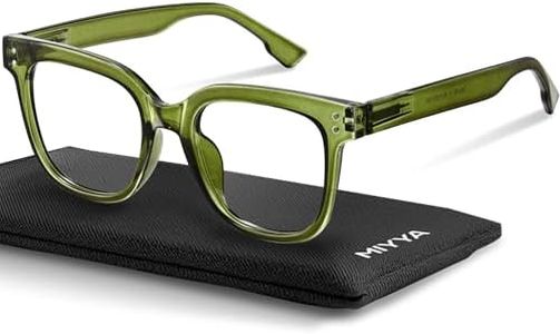 miyya Oversized Blue Light Glasses For Woman, Fashion Computer Screen Glasses, Non Prescription Eyeglasses For Women