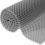 Multipurpose Non-Slip Mat, Grid Pattern PVC Non-adhesive Grip Shelf Liner Anti-slip Mat Drawer Liner Bathroom Kitchen Waterproof Floor for Home&Office,Cars,Caravans-200x50x0.3cm(Dark Grey)