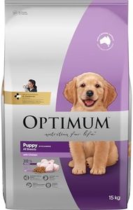 OPTIMUM Puppy All Breeds Dry Dog Food with Chicken 15kg Bag