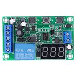 12V DC Current Detection Module Digital Display Current Sensor Module Relay Module Voltage Tester Sensor