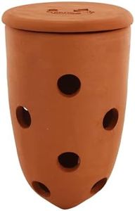 WORMacotta | Lombricomposteur 1,1L en Terre Cuite à enterrer | Transformez Votre jardinière en lombricomposteur | Compostez Vos déchets organiques, Parfait pour Nourrir Vos Plantes