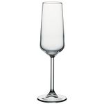 Pasabahce Allegra Wine and Champagne Glass Flute, 195 ml, Set of 6