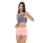 ADIRA | Built in Bra Camisole for Woman | Camisole with Built-in Bra | Full Coverage | Wire-Free | Removable Cups | Adjustable Straps | Soft Cotton Fabric | Pack of 1 | Steel Grey | 2XL