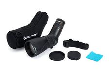 Celestron – Hummingbird 56mm Angled Spotting Scope – Ultra Portable Micro Spotting Scope – 9-27x Zoom Eyepiece – Fully Multi-Coated Optics – Rubber Armored – Tripod Adaptable