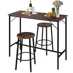 VEVOR Bar Table and Chairs Set 39" 