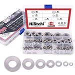 Hilitchi 215-Pcs [M3 - M12] Metric 304 Stainless Steel Belleville Spring Washer Assortment Set