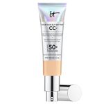 IT Cosmetics Your Skin But Better CC+ Cream, Medium (W) - Color Correcting Cream, Full-Coverage Foundation, Anti-Aging Serum & SPF 50+ Sunscreen - Natural Finish - 1.08 fl oz