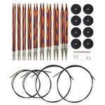 Knit Picks Options Wood Interchangeable Knitting Needles Set - US 4-11 (Radiant)