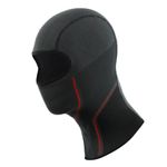 Dainese - Thermo Balaclava, Winter Motorbike Balaclava, Warm and Insulating Under Helmet, Balaclava Ski Mask, Windproof Motorcycle Balaclavas Men & Woman, Seamless, Made in Italy, Black/Red