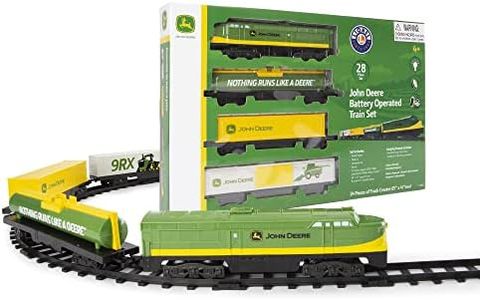 Lionel John Deere Battery-Operated Mini Diesel Train Set