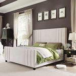 AMERLIFE Queen Size Bed Frame, Velv