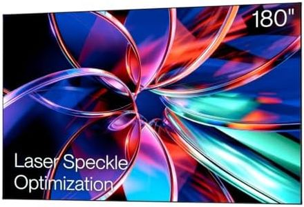 AWOL Valerion 180" PureVision Fixed Frame Projector Screen, Laser Speckle Reduction, PET Matte Screen, 4K/8K UHD Ready, True Color with 1.0 Gain, 170° Wide Viewing Angle, Long Throw & UST Compatible