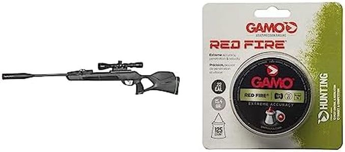 Gamo Swarm Magnum 10X GEN3i .22 Caliber Break Barrel Air Rifle + Gamo RED FIRE .22 Caliber Pellets (125 Count)