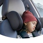 ZOKOE neck pillow kids headrest car kids Quick installation and removal in 1 minute Breathable and soft Supports head and neck Travel Sleep side pillow for adults (Black)