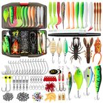 TRUSCEND Widely Used Fishing Bait Rigs Worth Ever Penny, Selected Fishing Lures & Tackle Kit for Starter Freshwater Fishing, Economic/Giftable/Premium Fishing Gear Set Available, Perfect Fishing Gifts