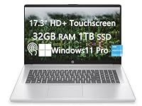 HP 17.3" HD+ Touchscreen Laptop, In