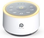 Dreamegg White Noise Machine-Sound Machine for Sleeping&Relaxing,24 Soothing Sounds, 3 Auto-off Timer,Soothing Night Light,Noise Machine for Baby/Kid/Adults/Office, USB or DC Powered