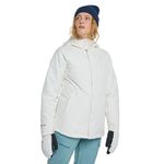 Burton Womens' Powline GORE-TEX Waterproof 2L Insulated Snow Jacket (US, Alpha, X-Small, Regular, Regular, Stout White)