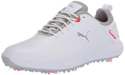 PUMA GOLF Women's Ignite Blaze Pro Golf Shoe, Puma White-high Rise, 8.5