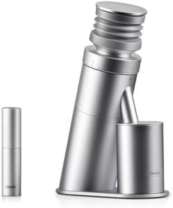Coffee Grinder, Viesimple Gen 4, Single Dose Burr Coffee Grinders with Magnetic Dosing Cup, Electric Coffee Bean Grinder with Anti-Static Design, Espresso Grinder Compact & Quiet for Home Use Silver