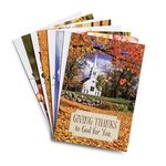 DaySpring - Thanksgiving – 8 Fall Design Assortment with Scripture – 24 Thanksgiving Boxed Cards & Envelopes (70927)