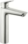 hansgrohe Logis Modern Low Flow Water Saving 1-Handle 1 10-inch Tall Bathroom Sink Faucet in Brushed Nickel, 71090821