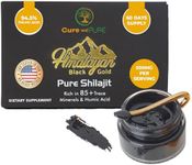 Cure wid Pure Himalayan Shilajit Resin 94.5% Fulvic Acid USA Lab Tested 500mg Potency 60 Serving of Shilajit Pure Himalayan Organic- Pure Shilajit for Men & Women for Energy,Vitality & Immune Support