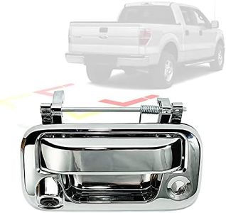 Anina Tailgate Handle Backup Camera for 2004-2014 Ford F150 Super Duty F250 F350 F450 F550 Lincoln Rear View Camera Tailgaters Reverse Camera Tailgate Door Handle Reverse Camera ( Color: Chrome)