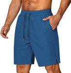 COOFANDY Men's Athletic Running Shorts 2 Pack Gym Workout Shorts Quick Dry Sports Training Shorts with Pockets