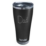 Tervis Fathers Day Engraved Dad Triple Walled Insulated Tumbler Travel Cup Keeps Drinks Cold & Hot, 30oz Legacy, Onyx Shadow