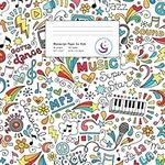 Manuscript Paper for Kids: Cartoon Doodle Drawing, Blank Sheet Music: 2 (Musicians Notebook)