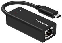 SABRENT USB Type-C to Gigabit Ethernet Adapter 10/100/1000 Mbps for MacBook, Mac Pro, Mini, iMac, XPS, Surface Pro, Notebook Pc and More (NT-UBCG)