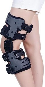 Adjustable Knee ROM Brace with Osteoarthritis Unloader Hinged Adjustable Knee ROM Brace Stabilizing Knee Brace Protection and Recovery (Left)
