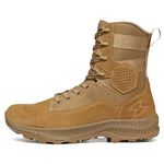 GARMONT T8 Extreme EVO Military Combat Boots for Men and Women, Army, Air Force, AR670-1 Compliant, Waterproof Insulated Outdoor Footwear, Suede Leather Shoes, Coyote, 11