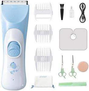 Joypony Baby Hair Clippers, Quiet Hair Trimmer for Kids, Waterproof Rechargeable Cordless Baby Hair Cutting Kit for Infant and Toddler