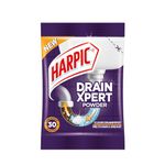 Harpic Drain Xpert Drain Cleaner Powder 50g | Effective sink cleaner, drain blockage remover, drain pipe cleaner